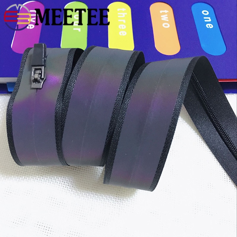 1Meter 3# Waterproof Zippers Invisible Nylon Zipper for Sewing Outdoor Jacket Bags Suitcases Coil Zips DIY Sewing Accessories