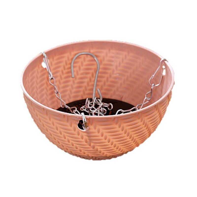 Plants Hanging Basket for Succulents cacti Grasses Drainer Flowers Indoor Outdoor Plant Hanger Flower Basket Hanging Planter: Pink