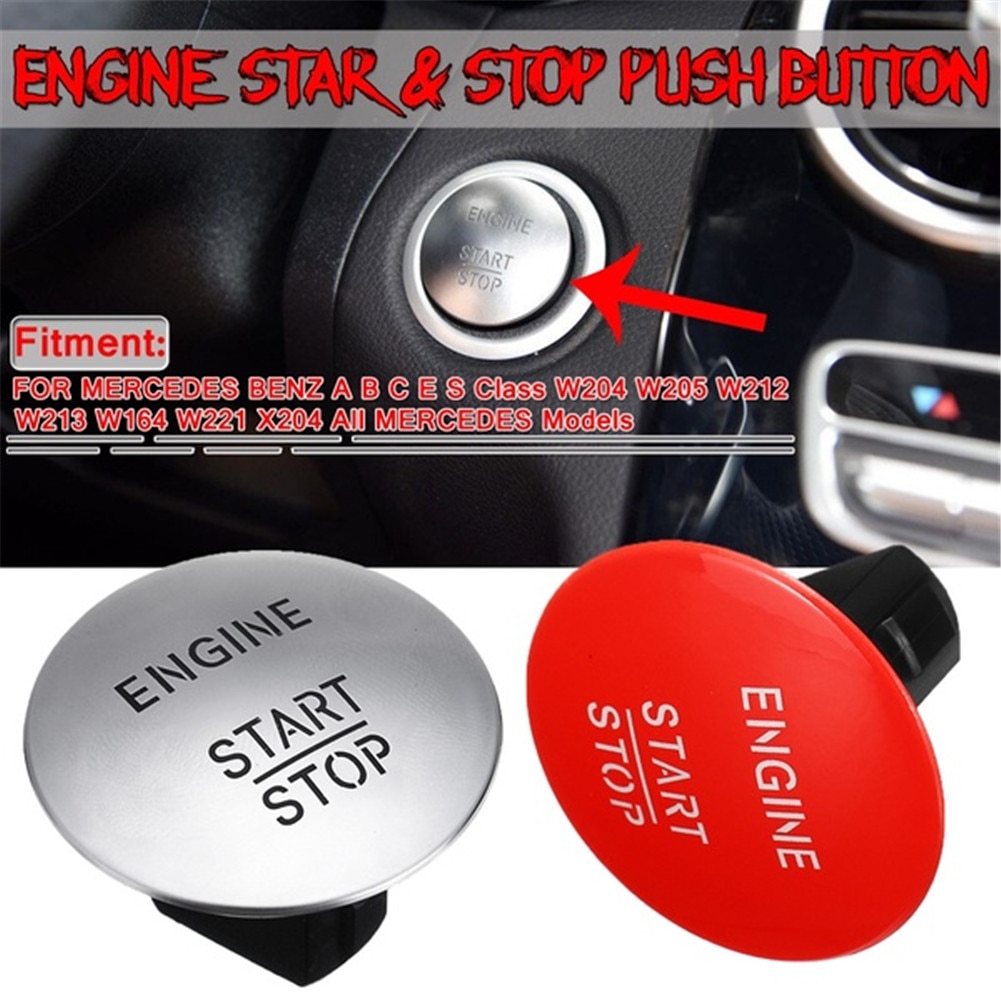 Car Engine Start Push Button Keyless Start Button Ignition Starter Car Engine Start Button Auto Accessories For Mercedes Ben