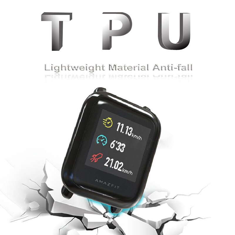 Amazfit Bip U S Lite futerał ochronny z folią do akcesoriów Amazfit GTS 3 2 Mini Bumper TPU obudowa ochronna