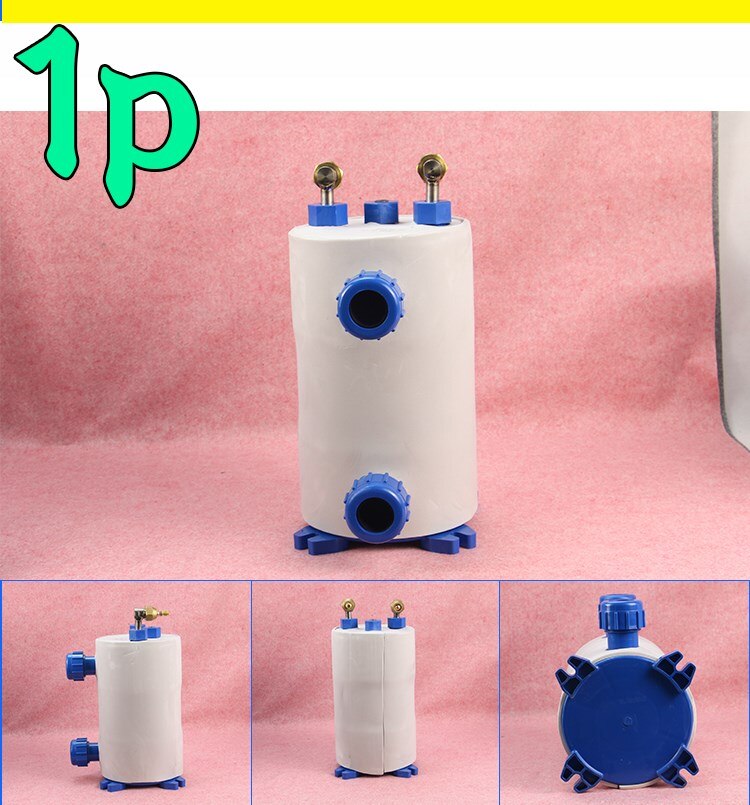 Pure titanium evaporator, 1HP water tank and cold pure titanium gun, seafood fish pond evaporator.