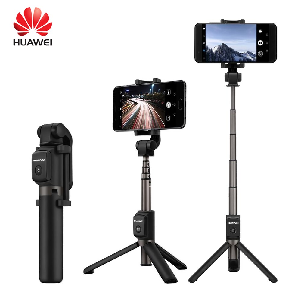 Huawei  af15 selfie stick stativ bærbar bluetooth 3.0 monopod til ios android huawei mobiltelefon 640mm 163g