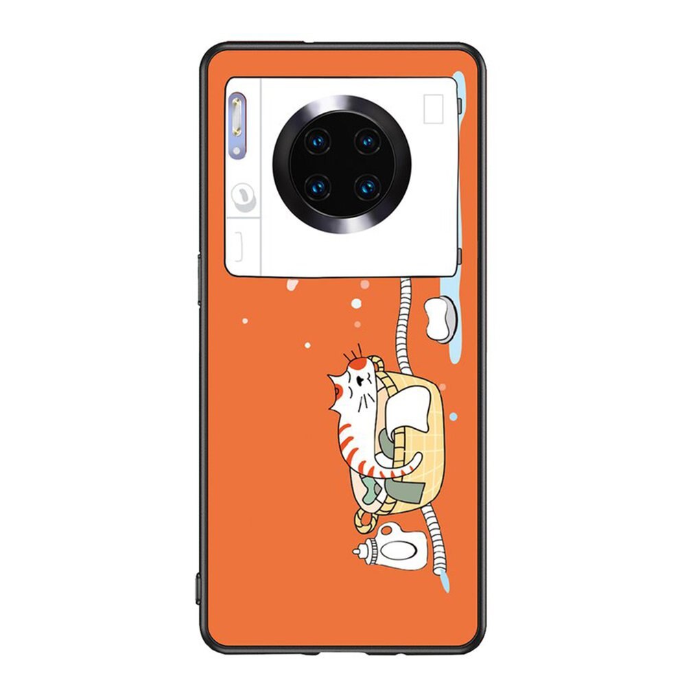Telefondeksel til huawei kamerat 30 pro deksel på kamerat 30 matt tilbehør beskyttende coque myk tpu sikkerhet støtsikker: Katt til kompis 30 pro