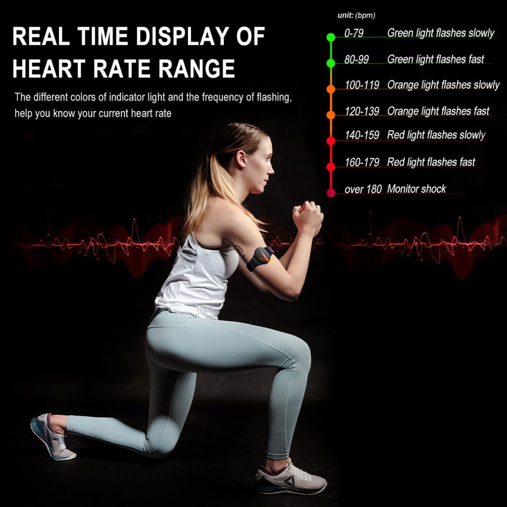ANT Bluetooth Chest Strap Heart Rate Monitor Riding Running Outdoor Sport Fitness Armband Heart Rate Monitor Bicycle Accessories