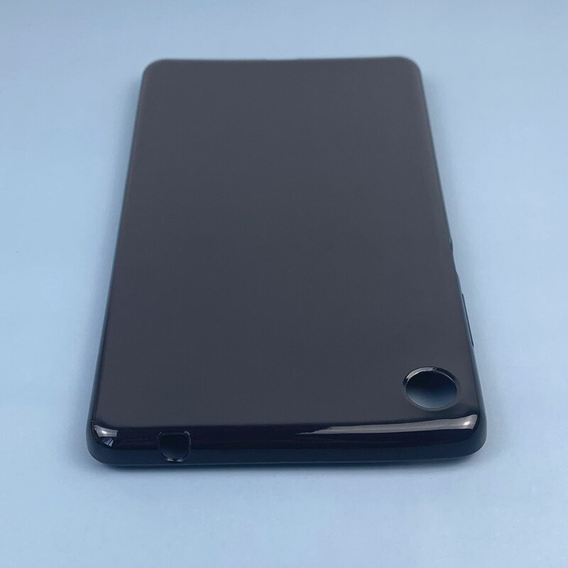Gelée molle étui pour lenovo Tab M7 TB-7305F TB-7305i TB-7305N TB-7305X étui en polyuréthane thermoplastique: Glossy Black