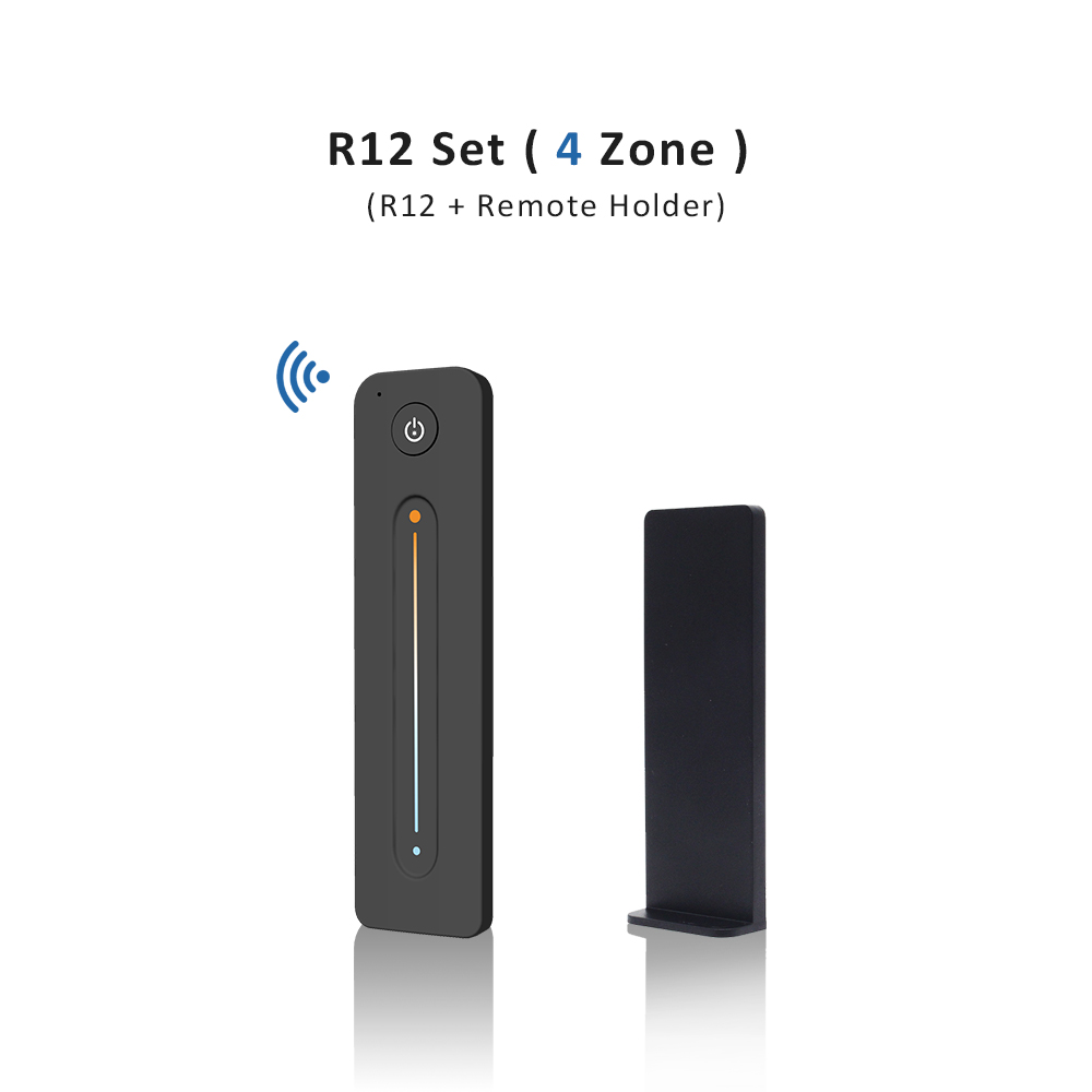 WW CW LED Controller 12V 24V 36V 2CH 16A 2.4G Wireless Remote Control RF LED Dimmer Switch for CCT Daul White LED Strip Light: R12 Remmote Only