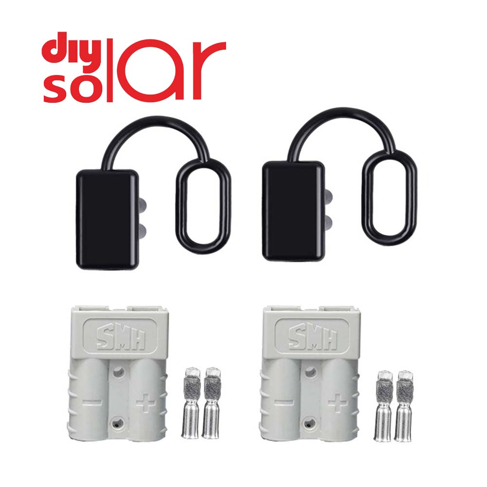 2Set 50 120 175 350 A Battery Charge Plug Quick Connector Kit Trailer Pair Connect Disconnect Winch Electrical Power Cables