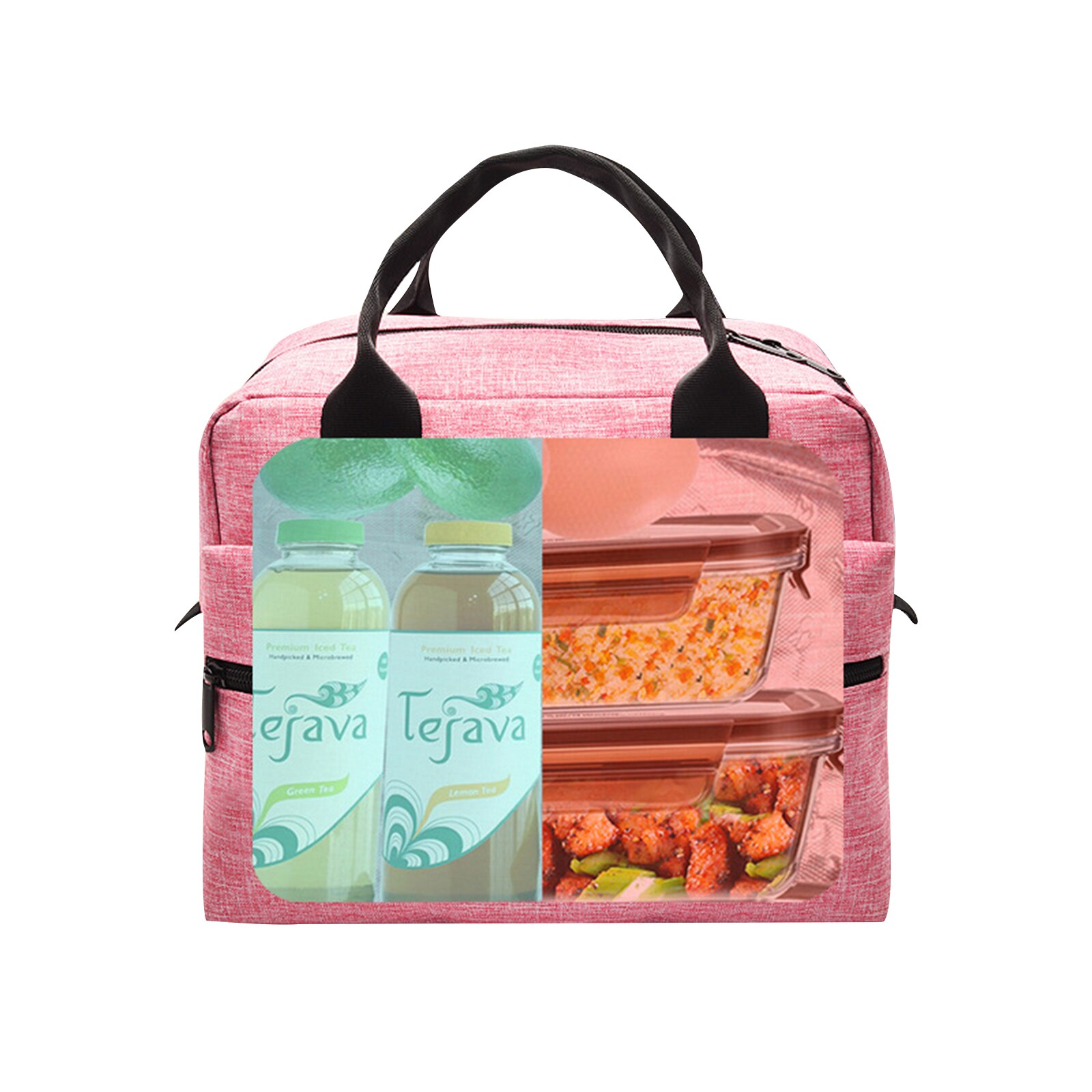 Huis Keuken Waterdichte Nylon Draagbare Rits Thermische Oxford Lunch Zakken Draagbare Handig Lunchbox Tote Voedsel Zakken