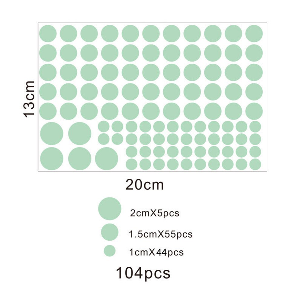 Starry Sky Moon Glowing Stickers Set Home Decor Glow In The Dark Stars Wall Switch Glass Window Sticker Bedroom Decoration: 3257