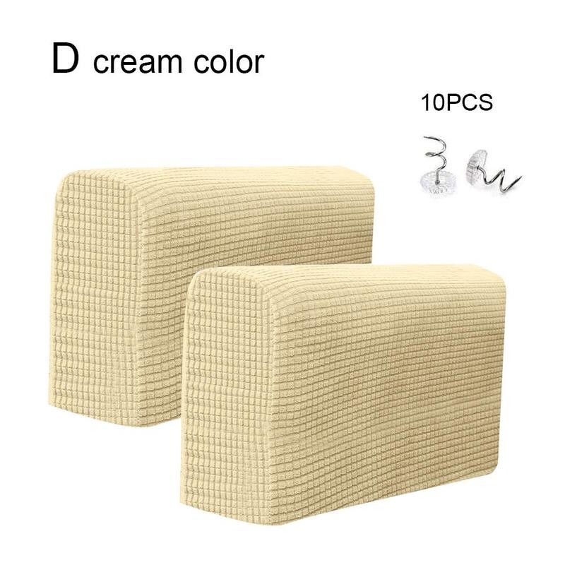 Afneembare En Wasbaar Bank Armsteun Elastische Beschermende Armsteun Armsteun Cover Sofa Polar Cover Cover Elastische Fleece C2h2: D