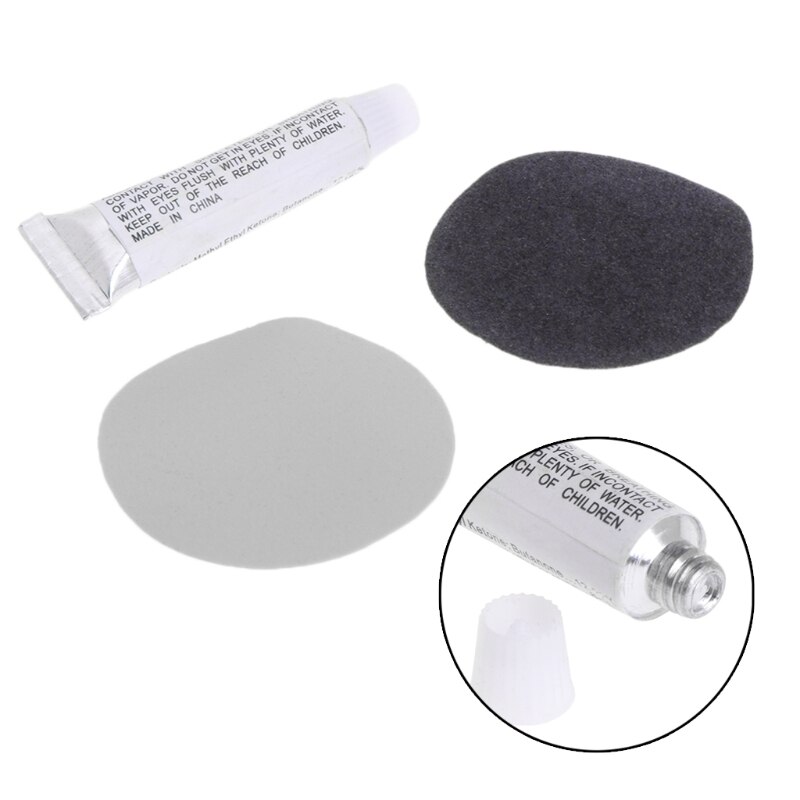 Juego de reparación de sofá, cama de aire inflable de PVC, parches de pegamento para colchón de aire R66E, 1 ud.