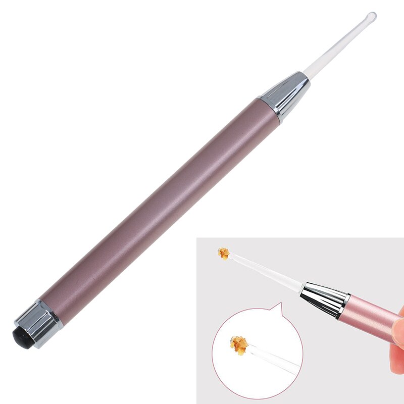 Zaklamp oorstokje oorreiniging oorsmeer verwijderaar lichtgevende oorcurette licht lepel gezondheidszorg baby oorreiniger oorsmeer verwijderen