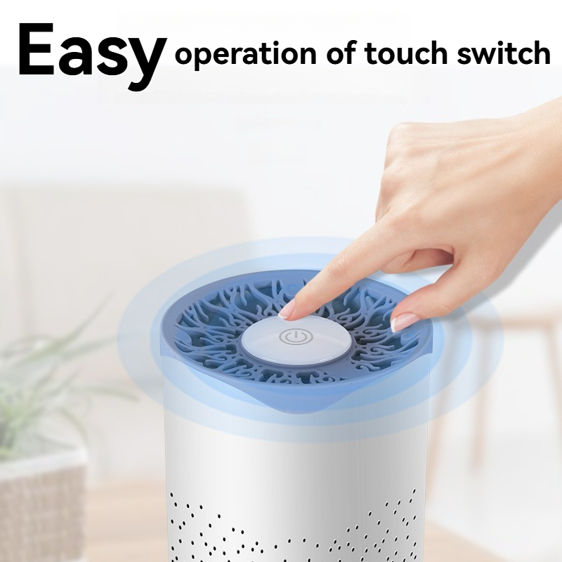 Luchtreiniger om rook en stof te verwijderen om tweedehands rook te verwijderen, kleine draagbare luchtdesinfectie formaldehyde huishoudelijke desktop