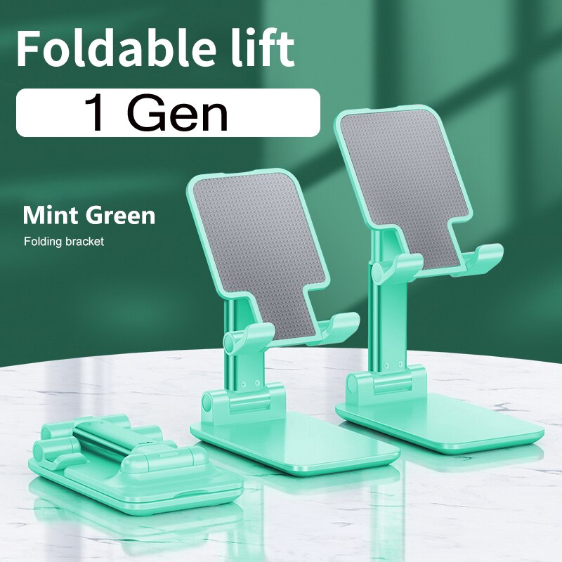 Goojodoq för ipad stativ hållare telefon mini justerbar soporte surfplatta hållare stativ för ipad 10.2/10.5 pro 11 mini fäste: 1 gen grön