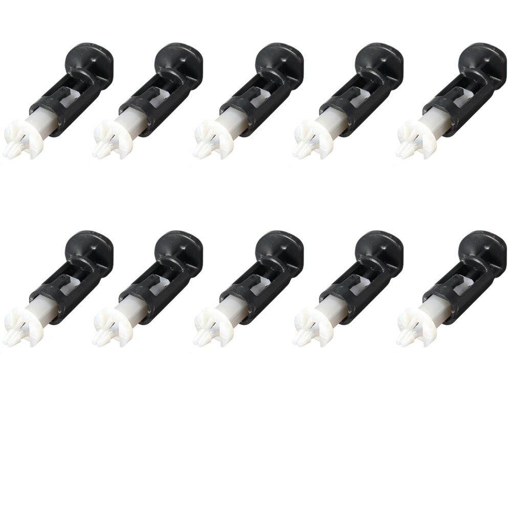 Tornillo de empuje de plástico para CPU Intel, accesorios de sujeción de ventilador, disipador térmico de repuesto, Clip de montaje fijo, 10 piezas: Default Title