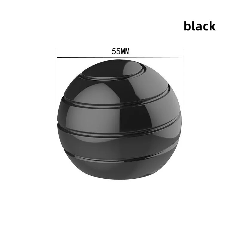 Desktop-Gyroskope, dekomprimierende Kugel, Kreisel, Büro, Schreibtisch, rotierendes Zappeln, lustiges Spielzeug, optische Täuschung, Finger, Erwachsene,: WHITE