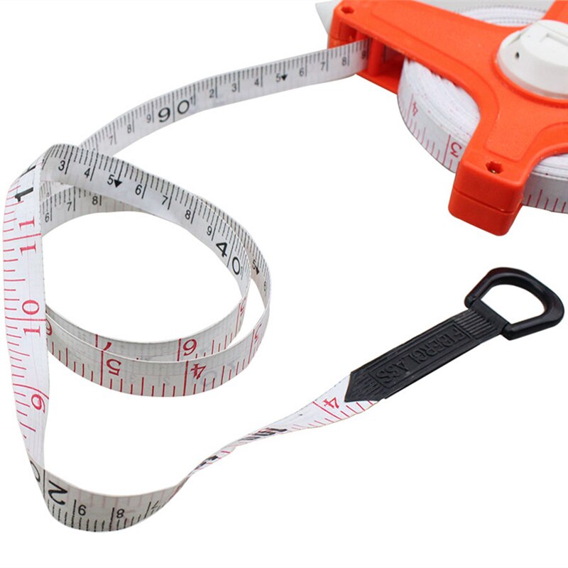 Portable scale ruler inch metric 50M 100M Open Reel Steel Tape Measure with shelf for Woodworking Construction Measuring tool
