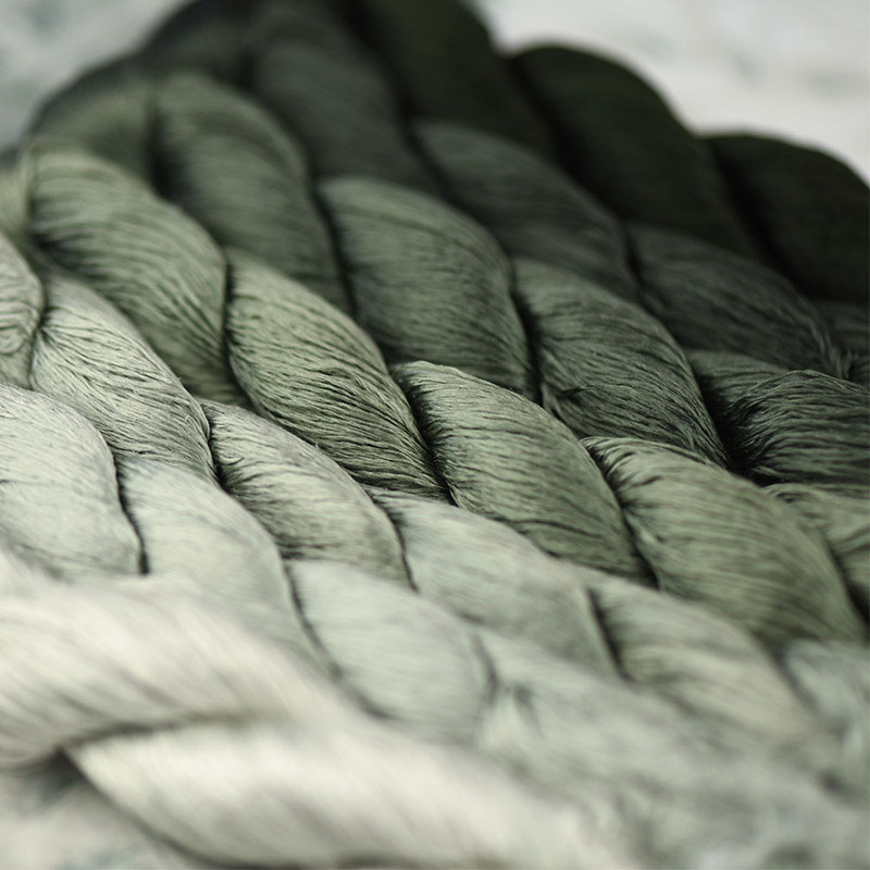 Zijde Borduurgaren/100% Zijden Draad/Hand Borduren Borduren Kruissteek/Verdorde Groen/7 Pure Kleuren