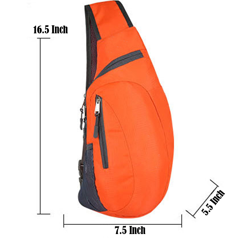 Sac de poitrine pour hommes sac de voyage étanche Sport bandoulière bandoulière sac de poitrine alpinisme sac de téléphone portable sacs de taille