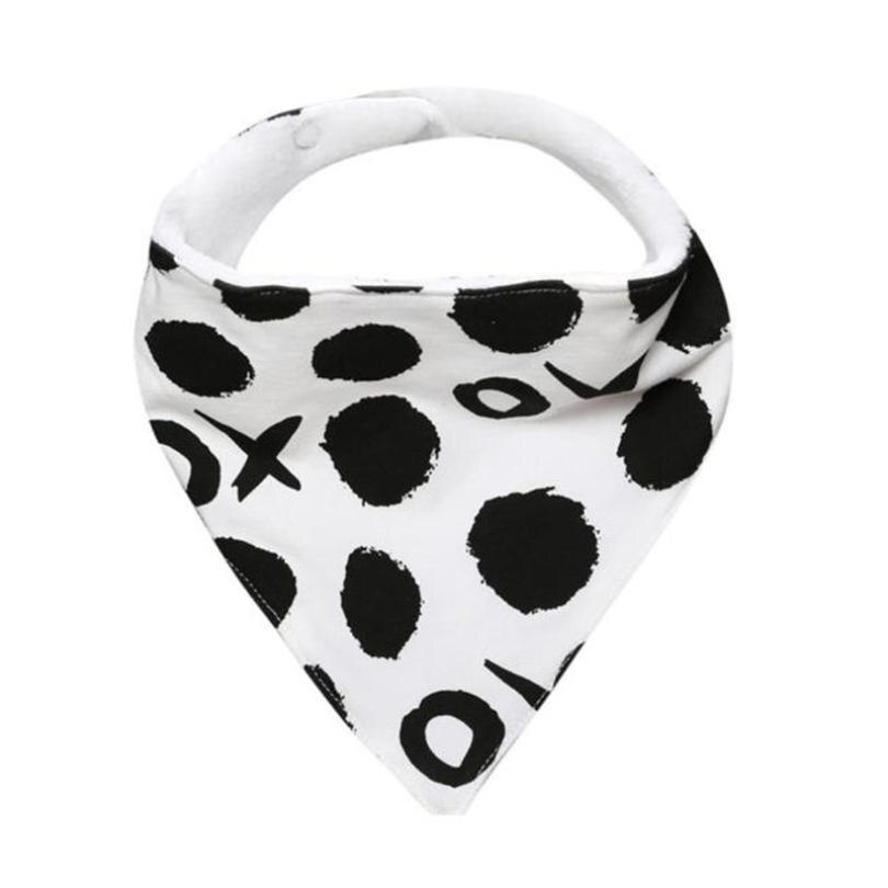 Comfy Kids 6 Kleuren Slabbers Kinderen Katoen Bandana Slabbetjes Voeden Speeksel Handdoek Dribble Driehoek Waterdichte: WHITE