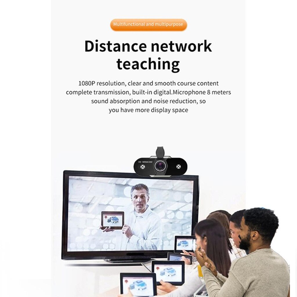 2K/720P/480P/1080P HD Webcam PC Web Cam USB Web Camera Mini Computer USB Camera Built-in Microphone Web Camera Autofocus