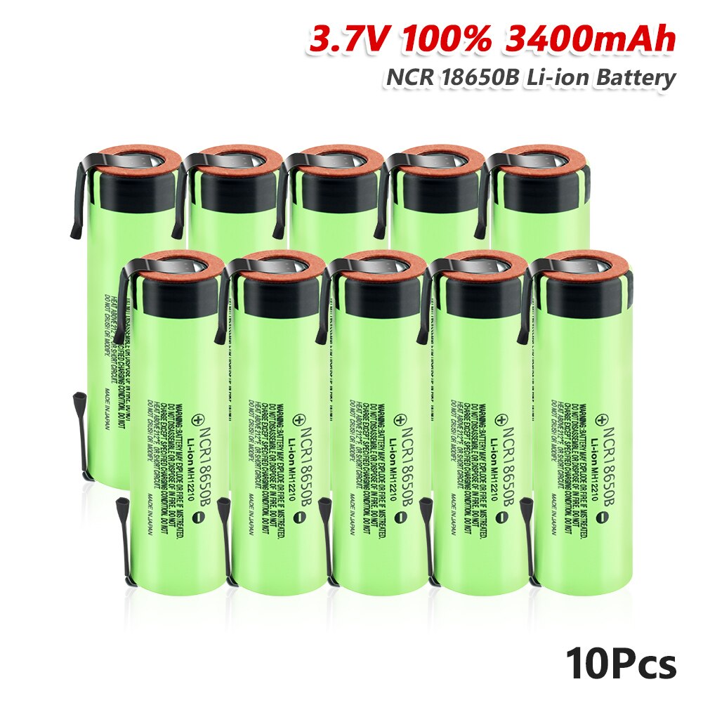 2x 18650 Batterijhouder met Losse Draden - Button Top - 2x18650LEADSHOLBTS