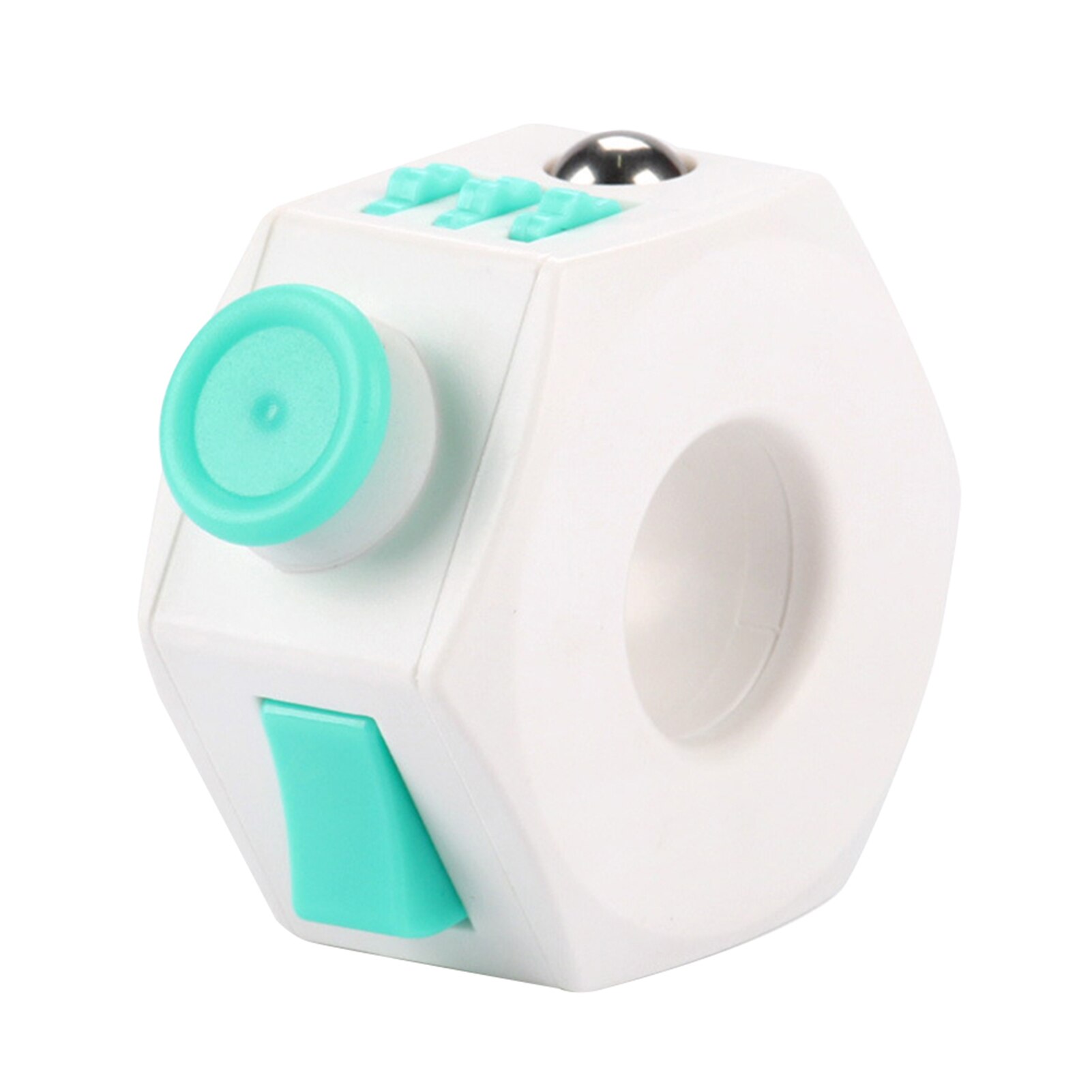 Mode Fidget Ring Kids Volwassenen Handheld Mini Rolling Decompressie Speelgoed Fun Rotatie Draagbare Voor Angst Verlichten Druk