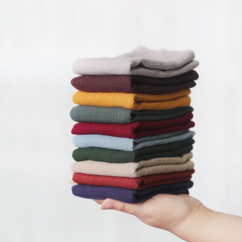 Katoen Linnen Theedoek Vaatdoek Servetten Zen Theeceremonie Mat Serveren Bloemen Accessoires Servet Voor Plaat