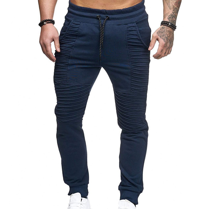 Joggingbroek heren gestreepte casual broek strakke joggingbroek effen lange joggingbroek hiphop streetwear heren broeken