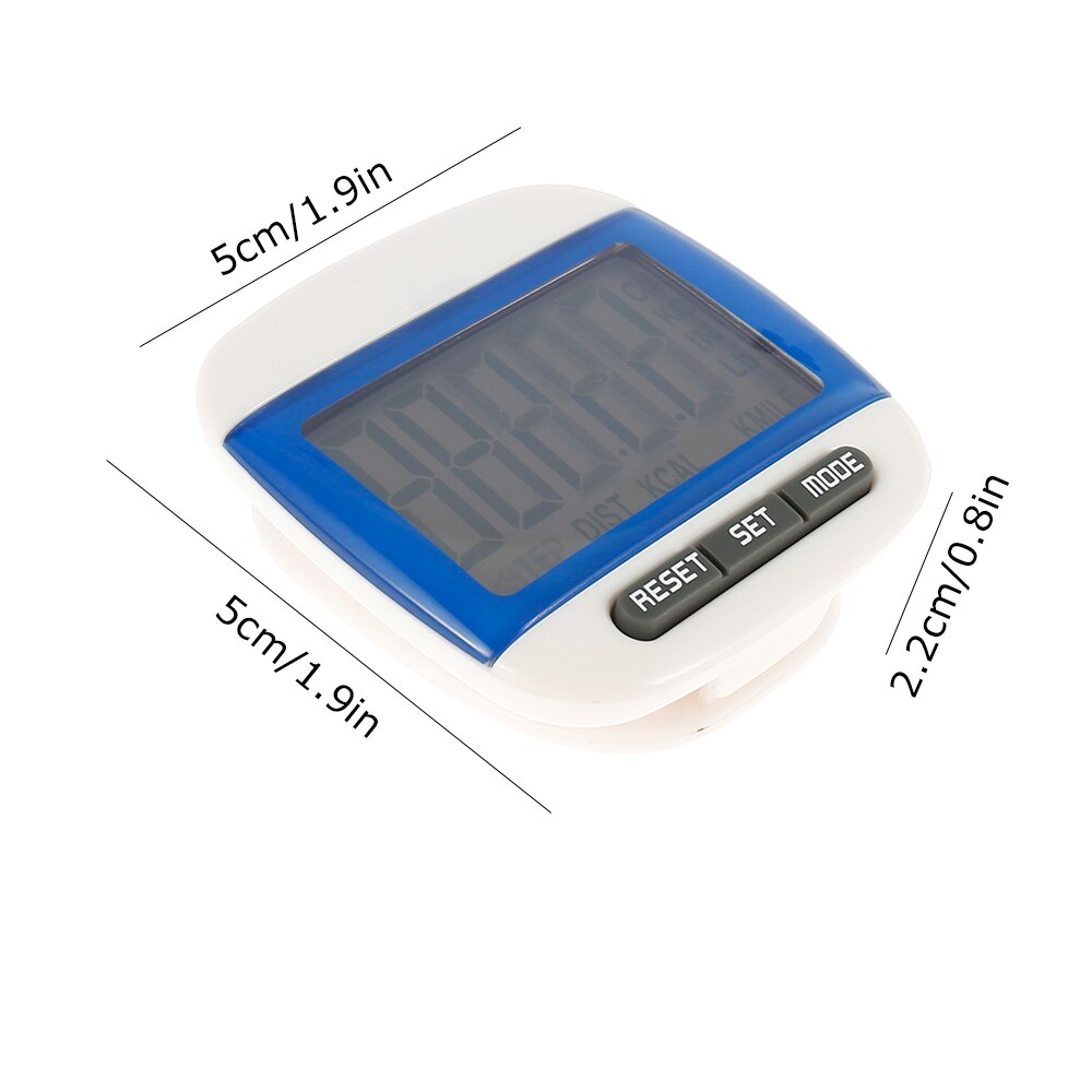 Walking Step Counter Old Men 3D Pedometer Multi-functional Movement Calories Counting LCD Display Fitness Equipments