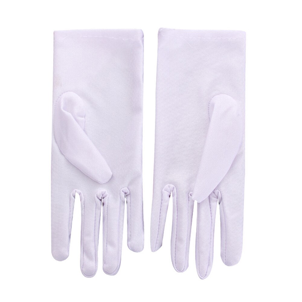 Summer Thin Sun Protection Gloves Unisex Dots Printed Etiquette Dance Gloves Pure Color Elastic Cycling Driving Glove