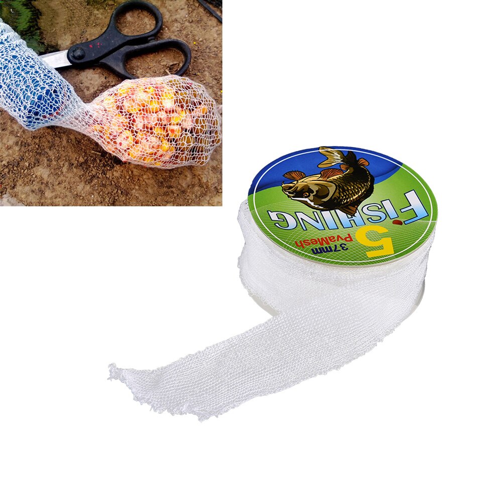 5M Mesh Refill Carp Fishing Stocking Boilie Rig Bait Wrap Bag 37mm