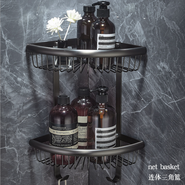 Messing Koper Materiaal Badkamer Handdoekenrek Handdoek Houder Bekerhouder Papier Rolhouder Plank Haak: corner shelf