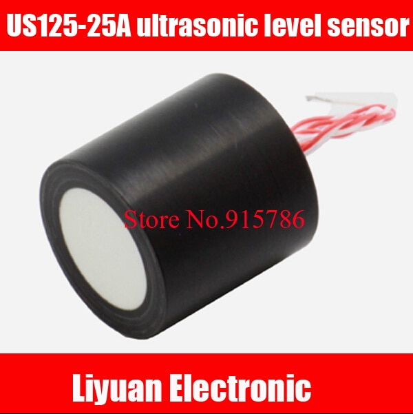 US125-25A ultrasone niveau sensor, 125 khz waterdichte ultrasone niveau sensor/hoge frequentie ultrasone module