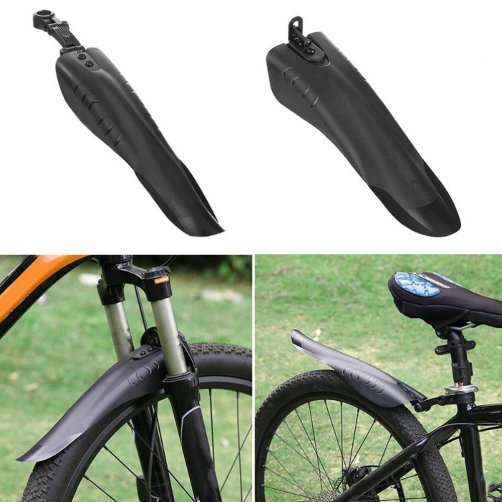 2 pièces vélo garde-boue VTT avant arrière vélo garde-boue arrière en plastique vélo selle garde-boue pièces Enduro