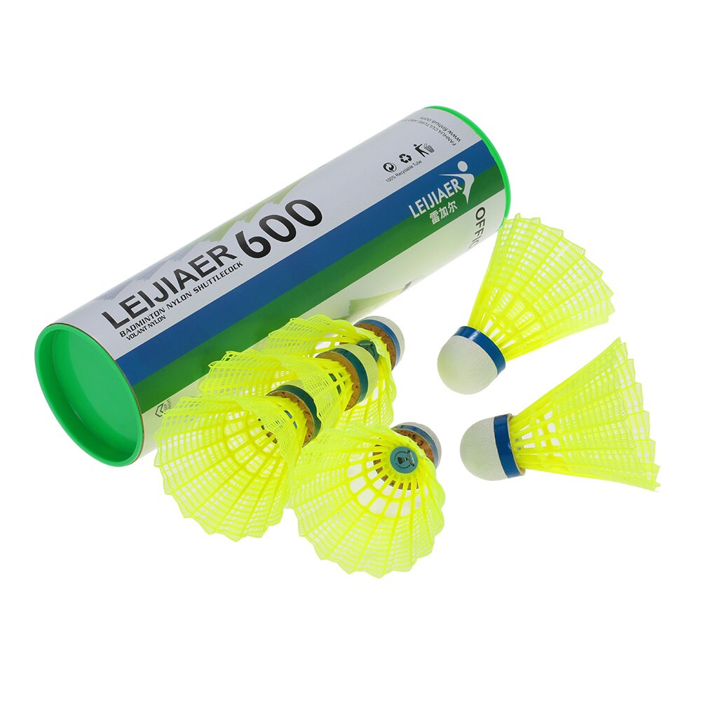 6PCS Badminton Ball Sport Training Badminton Ball Yellow Feather Indoor Outdoor Sports Practice Training Badminton