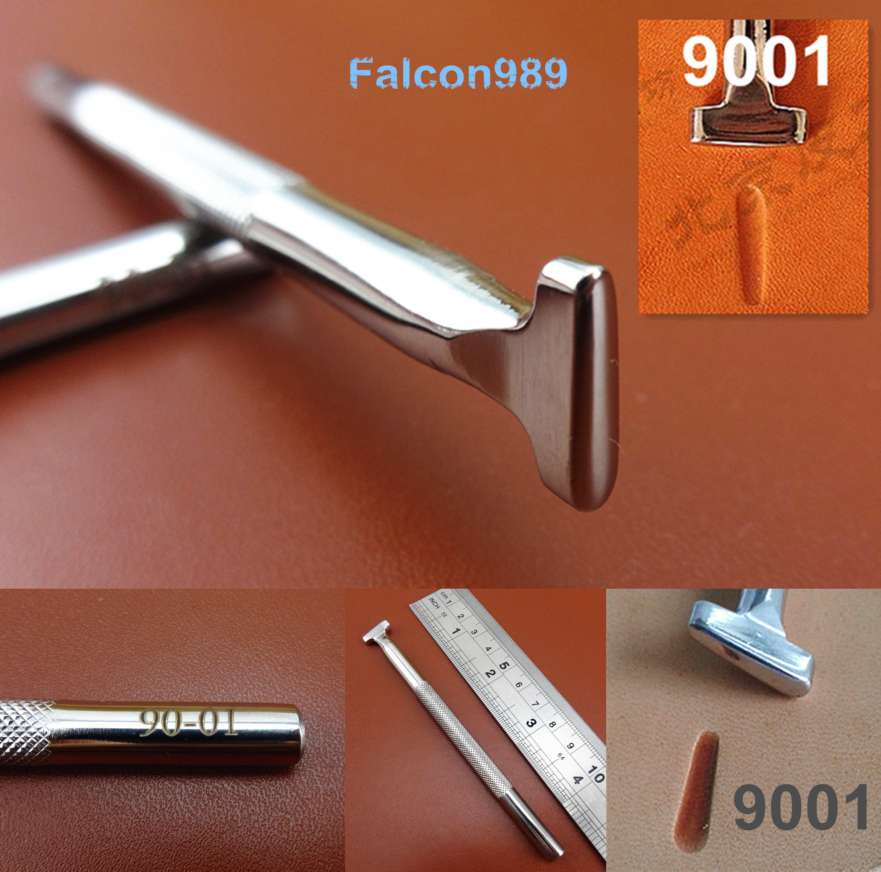 1pc Rvs Leather Craft Carving Stempelen Stempel Punch Stamper Tool Master Lederen Stamper-Beitel Prikken Iron Priem