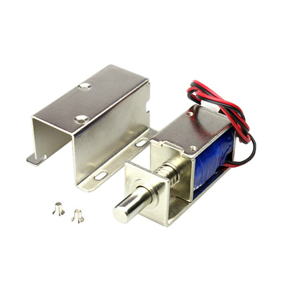 Electronic Door Lock Catch Door Gate 12V 0.4A Release Assembly Solenoid Access Control Cabinet lock