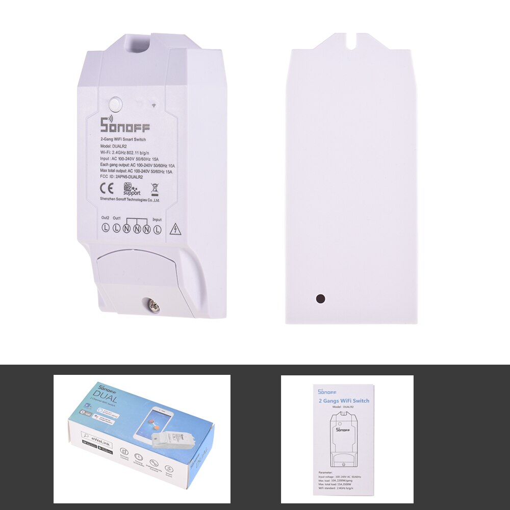 Sonoff-interruptor inteligente inalámbrico con Wifi, dispositivo de