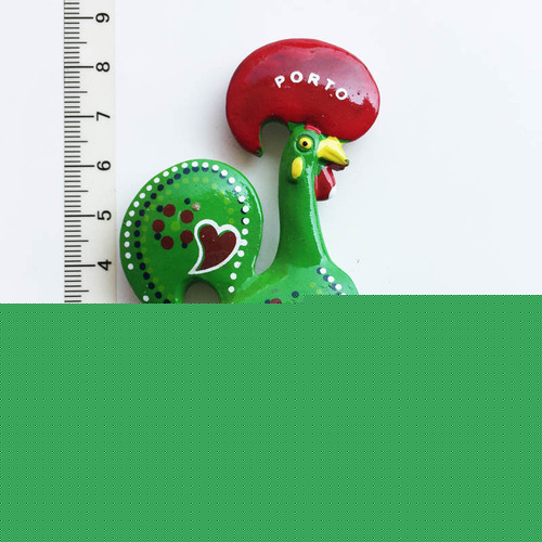 Fridge Magnet Souvenir Hand Painted Portugal Landmark Stereo Rooster Resin Refrigerator Sticker Home Decor Craft Ideas: 4