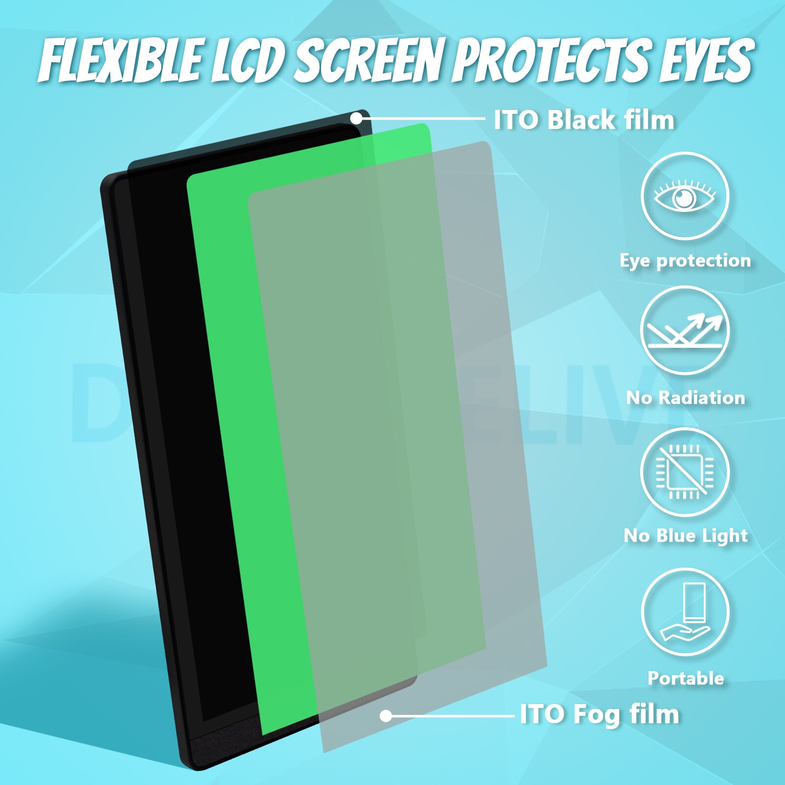 6.5 Inch Electronic Drawing Tablet LCD Writing Tablet Monochrome Handwriting Pad Mini Digital Doodle Board For Kids And Adults