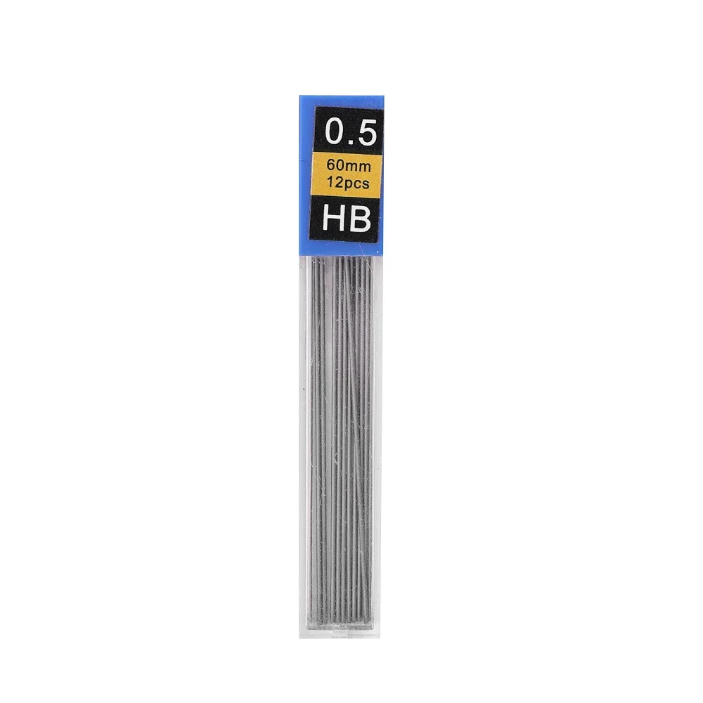 Mechanical Pencil Lead 0.3 0.5 0.7 0.9 1.3 2.0 HB Refill Leads for Plastic Metal Press Automatic Pencil Write Painting Supplies: Yellow
