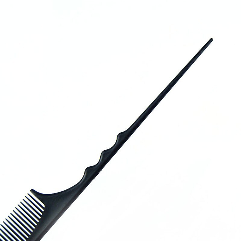 1pc salon barber anti-statisk hårstyling frisør rotte hale kam hårbørste måne stil hår kam