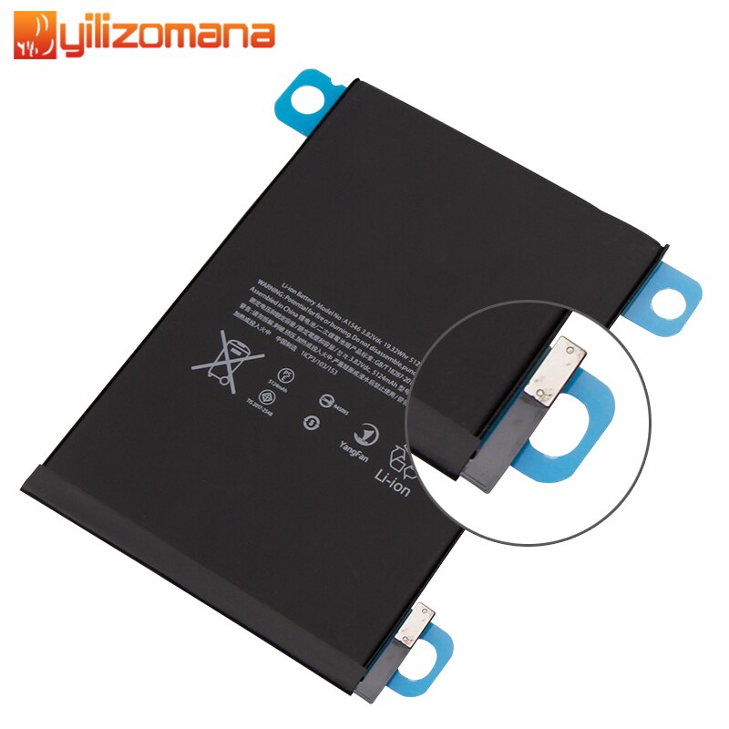 YILIZOMANA Batteria per Mela iPad mini 4 A1546 A1538 A1550 5124mAh Ai Polimeri di Litio di Ricambio tavoletta Batteria Bateria con Gli Strumenti