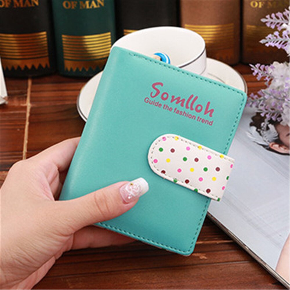 ISKYBOB Cool Men PU Leather ID credit Card holder Clutch Bifold Coin Purse Wallet Pocket: green