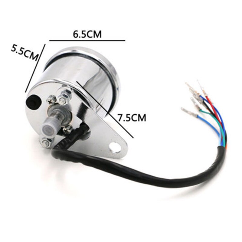 Universal Retro LCD Speedometer Odometer Tachometer Multifunction Fuel Gauge ATV Cruiser Chopper Cafe Racer Old School Bobber