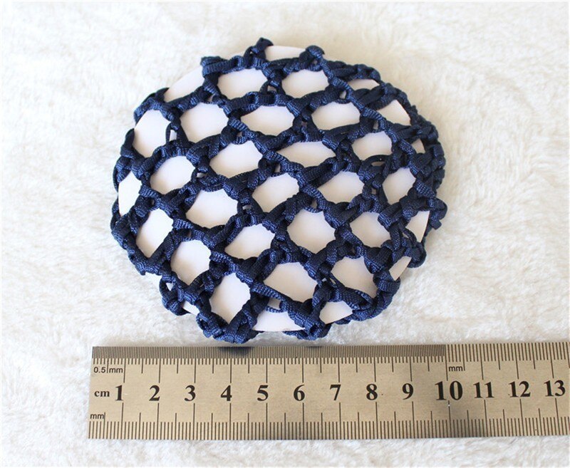 1 stks/pak Elastische Haar Snood Net Handgemaakte Gehaakte Parel Haarnetje Heardress Voor Dansvoorstelling Haarnetje