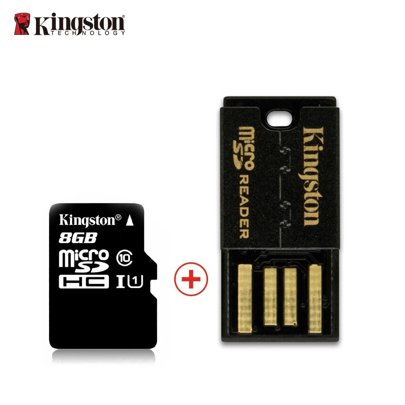 kingston Memory Card 8GB 16GB 32GB 128GB 64GB Micro sd card Class10 flash card Memory Microsd TF/SD Card adapter / card reader