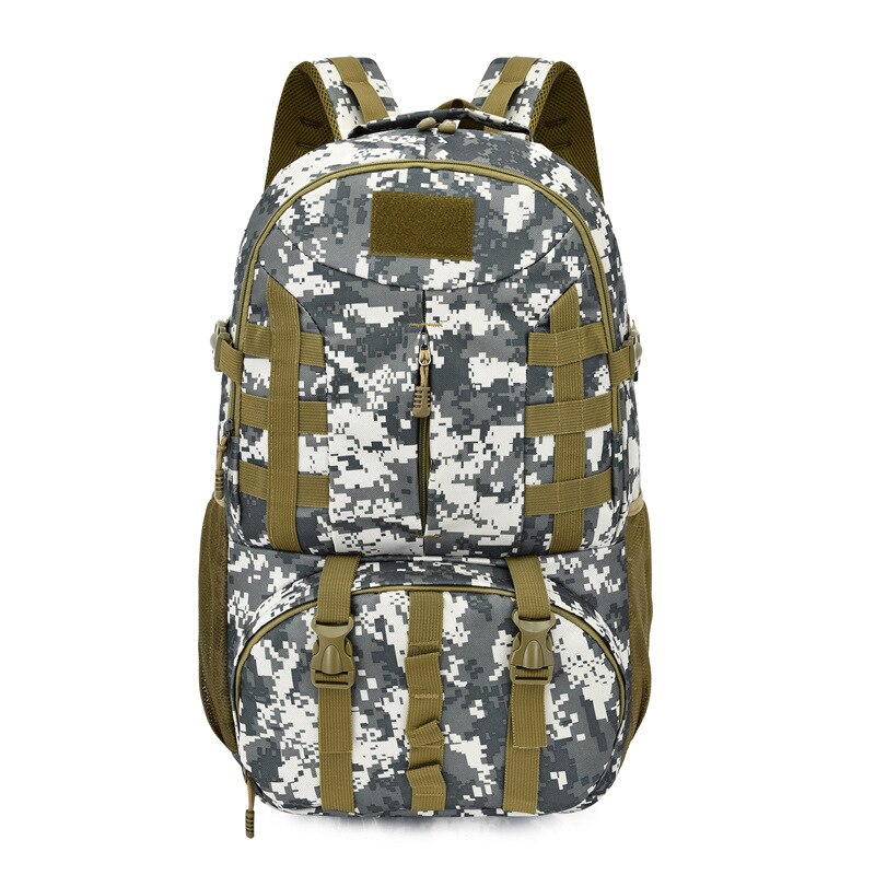 55L Rucksack Team Entwicklung Ausbildung Armee Fan Rucksack USB Clever Schul Hochschule Studenten Militärische Ausbildung Wandern: Wüste Tarnung