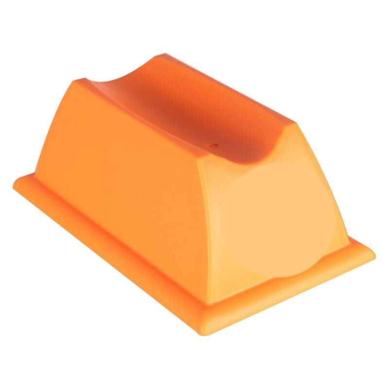 Front Wheel Riser, Plastic Sturdy Molded Heavy Duty Bicycle Stabilizing Leveling Block Support for Indoor Bike Training: Yellow